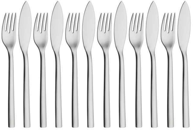 Příbory na ryby Nuova 12ks