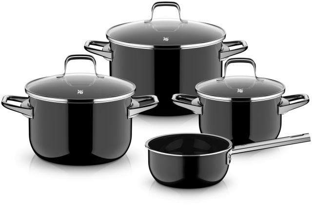 Fusiontec Essential Pro 4dílná sada nádobí černá