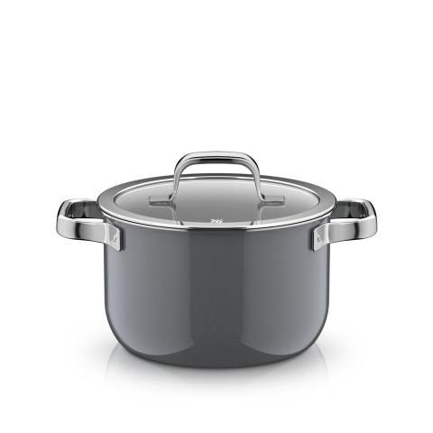 Fusiontec Mineral Pro hrnec na polévku s poklicí 20 cm platina