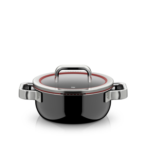 Fusiontec Function Pro nízký hrnec s poklicí 20 cm černý