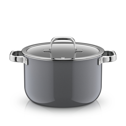 Fusiontec Mineral Pro hrnec na polévku s poklicí 24 cm platina